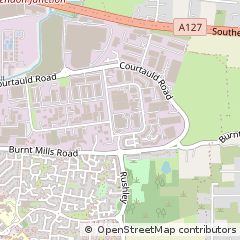 Map of Basildon
