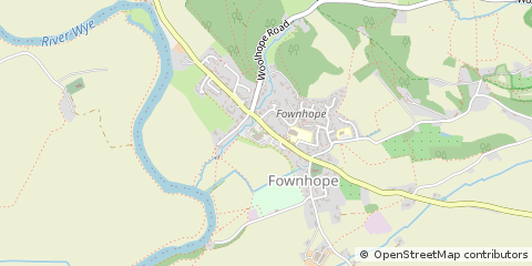 Map of Hereford, Herefordshire