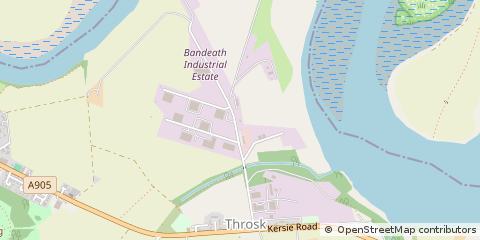 Map of Throsk, Stirling