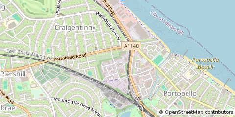 Map of Edinburgh