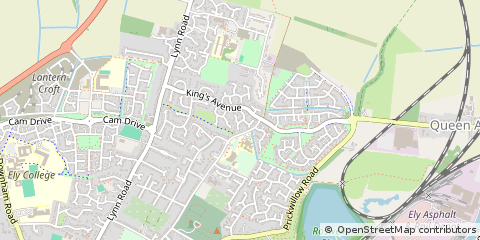 Map of ELY, Cambs