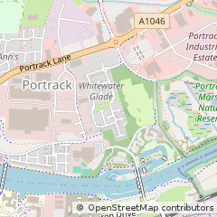 Map of Stockton-on-Tees