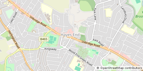 Map of Hayes