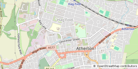 Map of Atherton