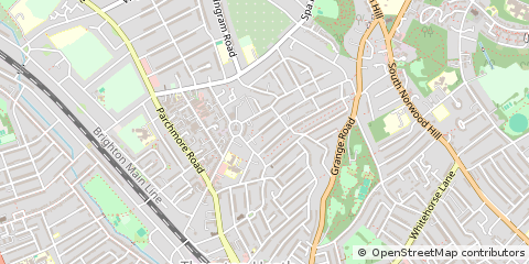 Map of Thornton Heath
