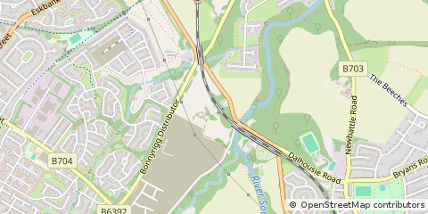Map of Dalkeith