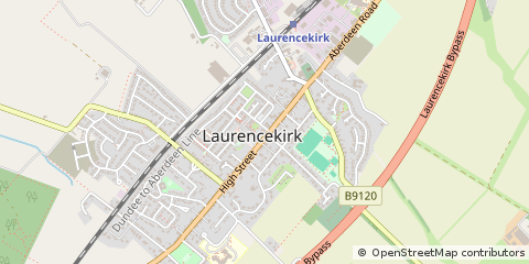 Map of Laurencekirk