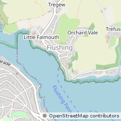 Map of Falmouth, Cornwall