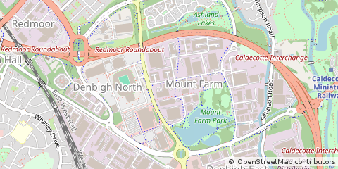 Map of Milton Keynes
