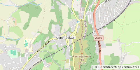 Map of Malvern