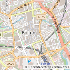 Map of Bolton, Lancs