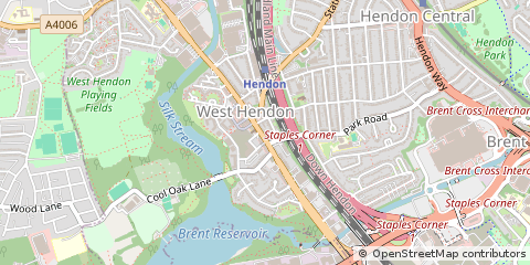 Map of London, Middlesex