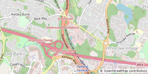 Map of Telford