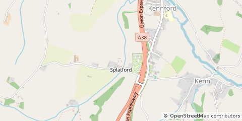 Map of Exeter, Devon