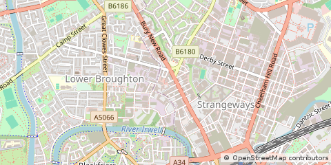 Map of Manchester
