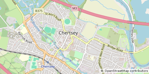 Map of Chertsey