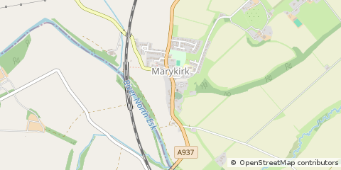 Map of Laurencekirk, Kincardineshire