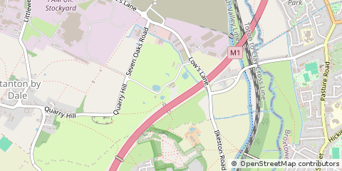 Map of Ilkeston, Derbyshire