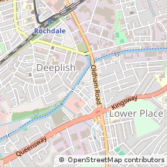 Map of Rochdale, Lancs