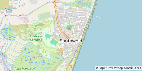 Map of Southwold, Suffolk