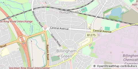 Map of Billingham