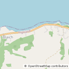 Map of Fort William, Inverness-shire