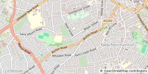 Map of Derby