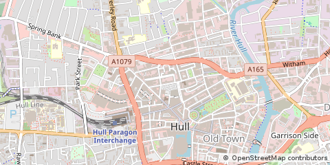 Map of Hull, East Yorkshire