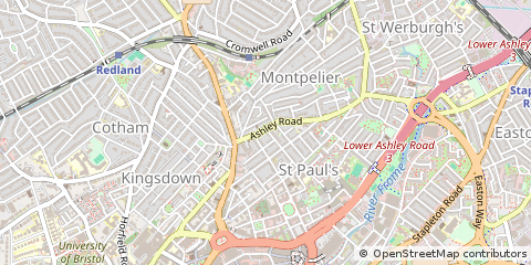 Map of Bristol