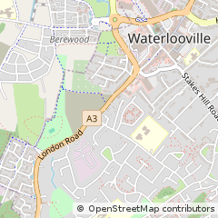 Map of Waterlooville, Hampshire
