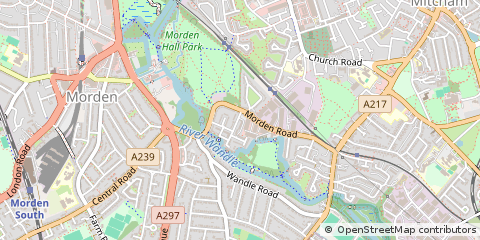 Map of Mitcham