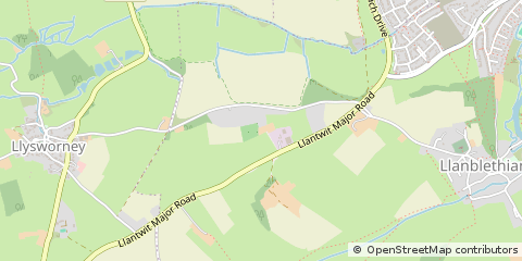 Map of Cowbridge