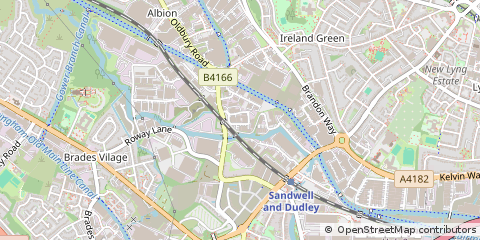 Map of West Bromwich, West Midlands