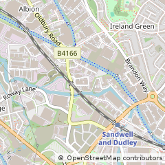Map of West Bromwich, West Midlands