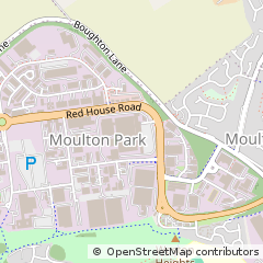 Map of Northampton, Northamptonshire