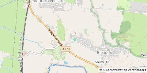 Map of Weston Super Mare, Somerset