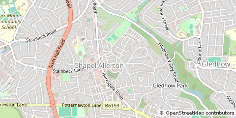 Map of Leeds