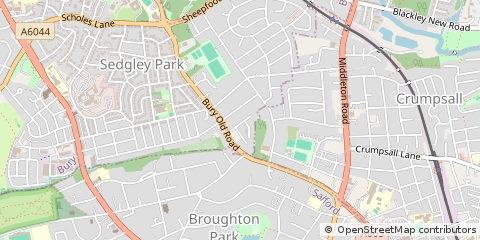 Map of Manchester