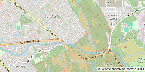 Map of Fleet, Hampshire