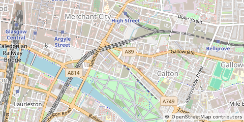Map of Glasgow