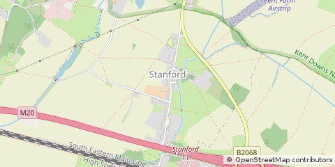 Map of Ashford, Kent