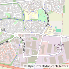 Map of Bury ST. Edmunds, Suffolk