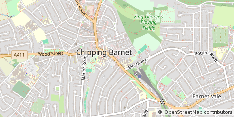 Map of Barnet