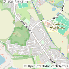 Map of Castleford, West Yorkshire