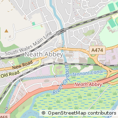 Map of West Glamorgan, Neath Port Talbot