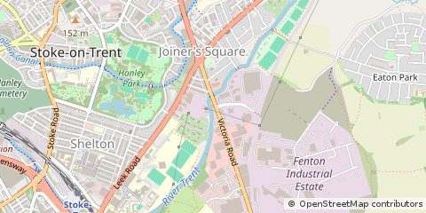 Map of Stoke on Trent