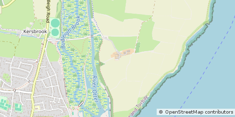 Map of Budleigh Salterton, Devon