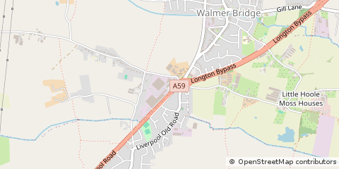 Map of Preston, Lancashire