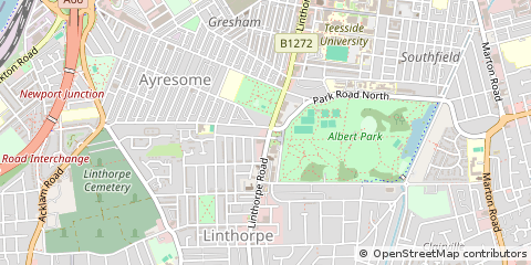 Map of Middlesbrough