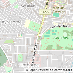 Map of Middlesbrough